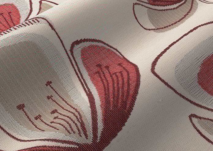 Helix, Red - Twist&Fit Roman Blind - Image 4